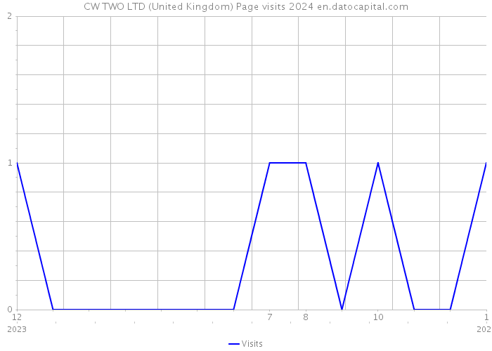 CW TWO LTD (United Kingdom) Page visits 2024 