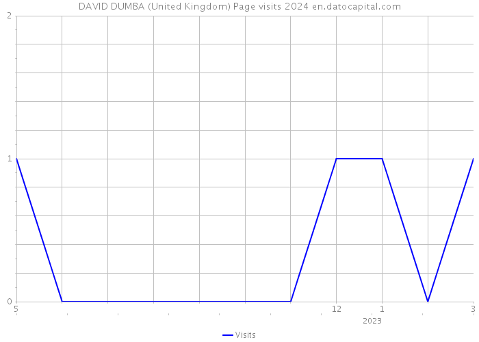 DAVID DUMBA (United Kingdom) Page visits 2024 