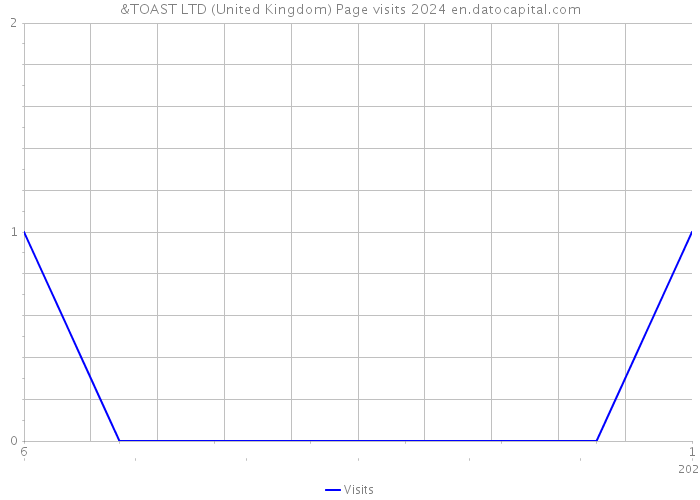 &TOAST LTD (United Kingdom) Page visits 2024 