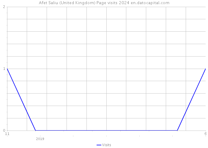 Afet Saliu (United Kingdom) Page visits 2024 