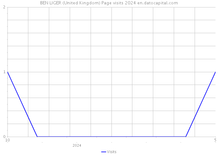 BEN LIGER (United Kingdom) Page visits 2024 