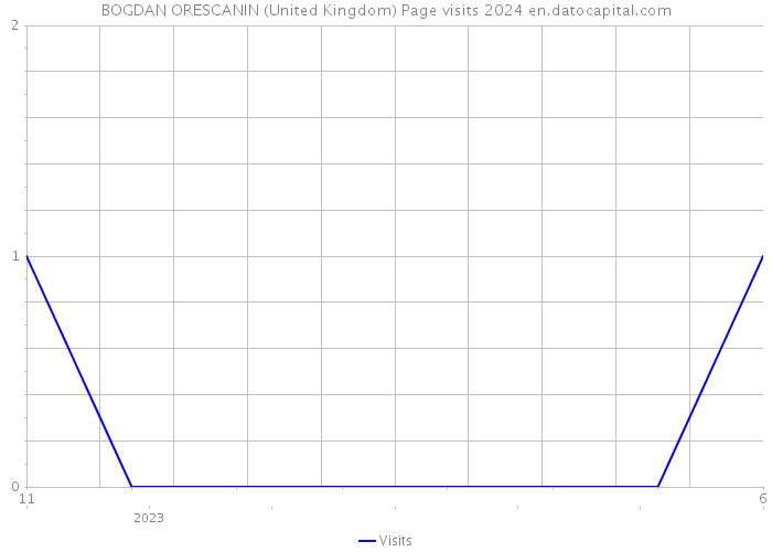 BOGDAN ORESCANIN (United Kingdom) Page visits 2024 