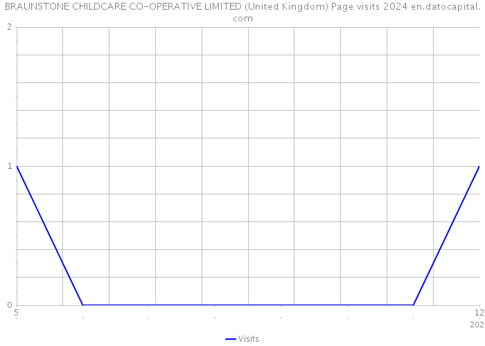 BRAUNSTONE CHILDCARE CO-OPERATIVE LIMITED (United Kingdom) Page visits 2024 