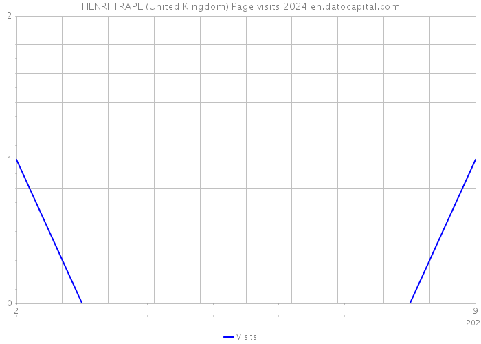 HENRI TRAPE (United Kingdom) Page visits 2024 