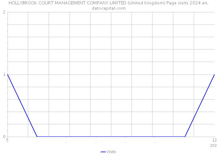 HOLLYBROOK COURT MANAGEMENT COMPANY LIMITED (United Kingdom) Page visits 2024 