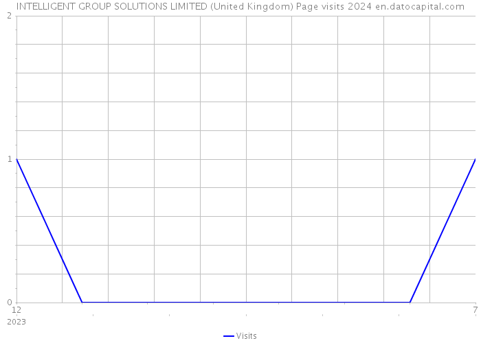 INTELLIGENT GROUP SOLUTIONS LIMITED (United Kingdom) Page visits 2024 