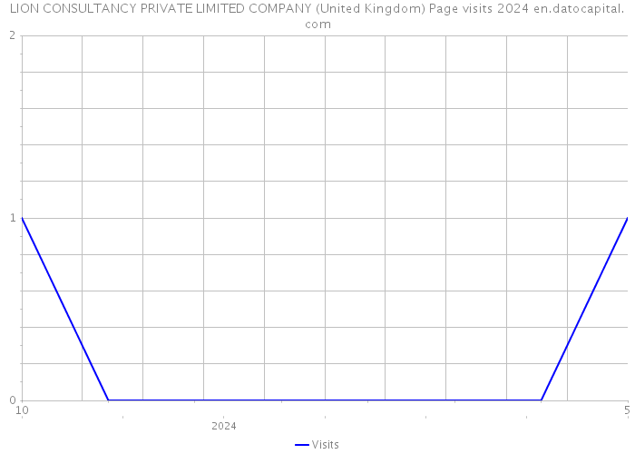 LION CONSULTANCY PRIVATE LIMITED COMPANY (United Kingdom) Page visits 2024 