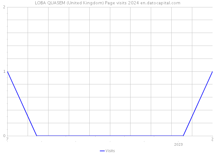 LOBA QUASEM (United Kingdom) Page visits 2024 
