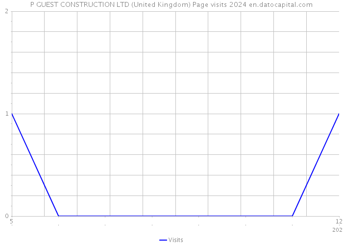 P GUEST CONSTRUCTION LTD (United Kingdom) Page visits 2024 