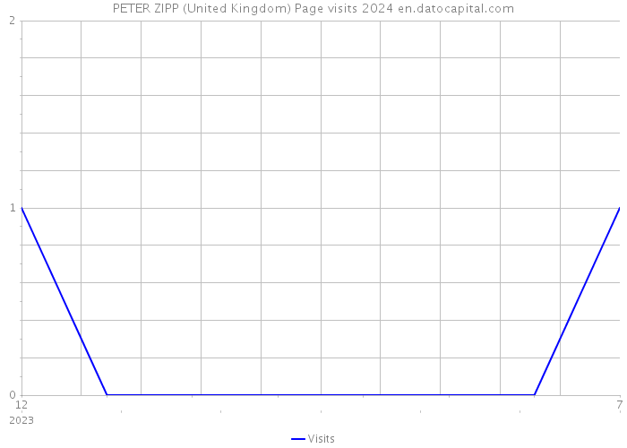 PETER ZIPP (United Kingdom) Page visits 2024 