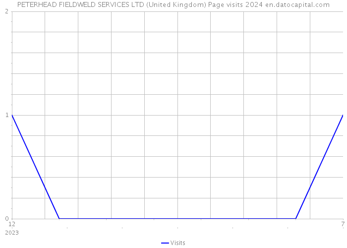 PETERHEAD FIELDWELD SERVICES LTD (United Kingdom) Page visits 2024 