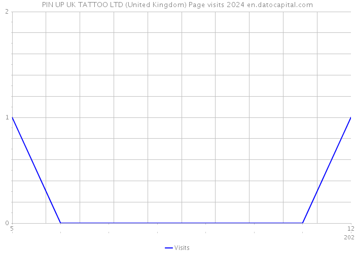 PIN UP UK TATTOO LTD (United Kingdom) Page visits 2024 