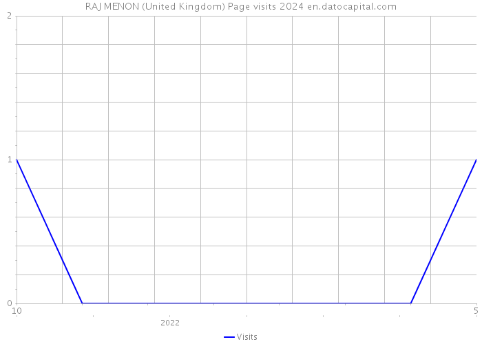 RAJ MENON (United Kingdom) Page visits 2024 