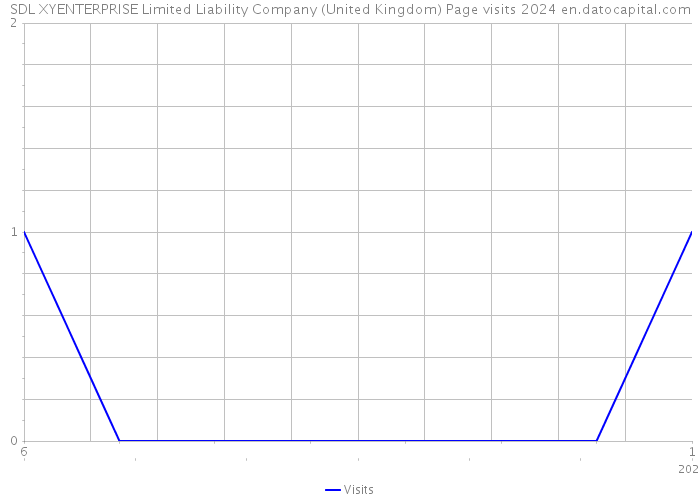 SDL XYENTERPRISE Limited Liability Company (United Kingdom) Page visits 2024 
