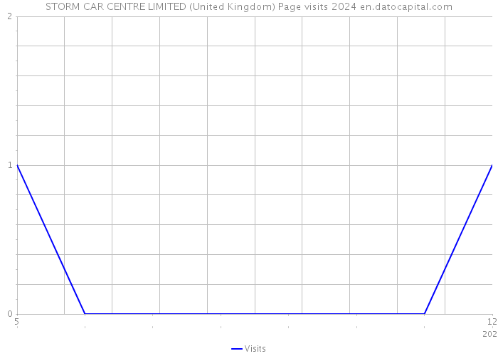 STORM CAR CENTRE LIMITED (United Kingdom) Page visits 2024 