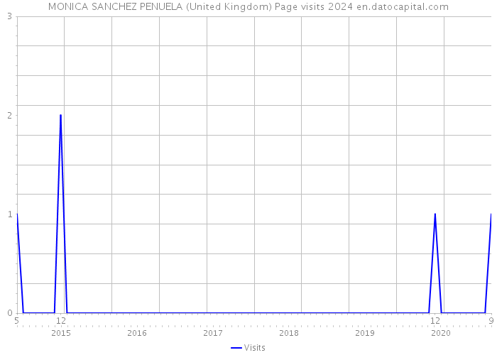 MONICA SANCHEZ PENUELA (United Kingdom) Page visits 2024 