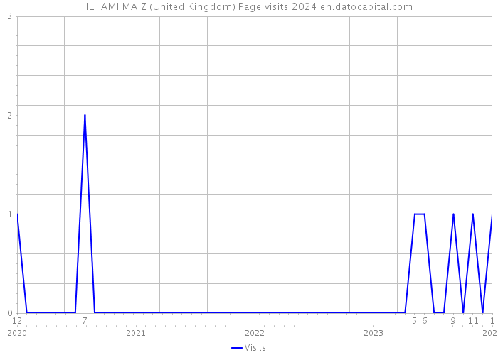 ILHAMI MAIZ (United Kingdom) Page visits 2024 