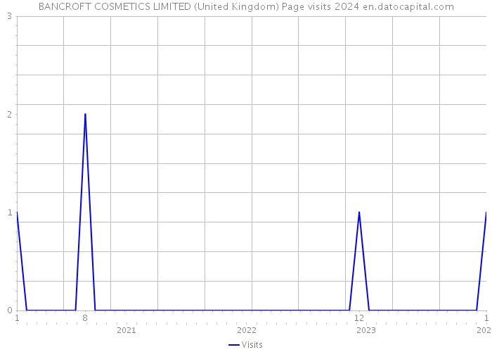 BANCROFT COSMETICS LIMITED (United Kingdom) Page visits 2024 