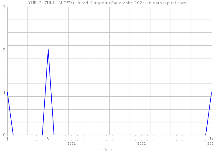 YURI SUZUKI LIMITED (United Kingdom) Page visits 2024 