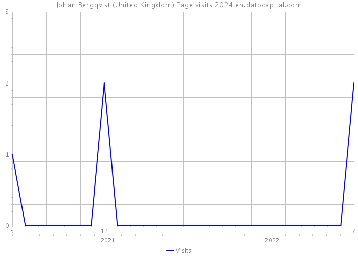 Johan Bergqvist (United Kingdom) Page visits 2024 
