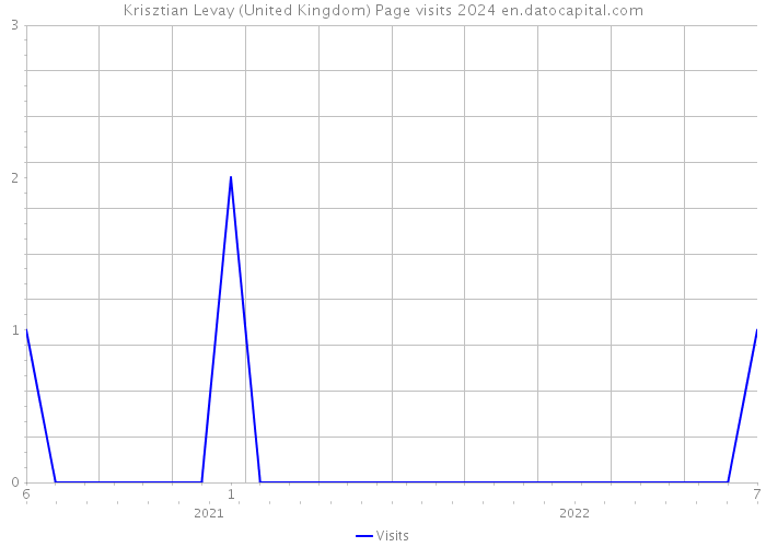 Krisztian Levay (United Kingdom) Page visits 2024 