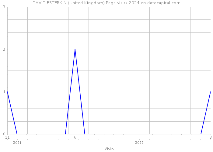 DAVID ESTERKIN (United Kingdom) Page visits 2024 