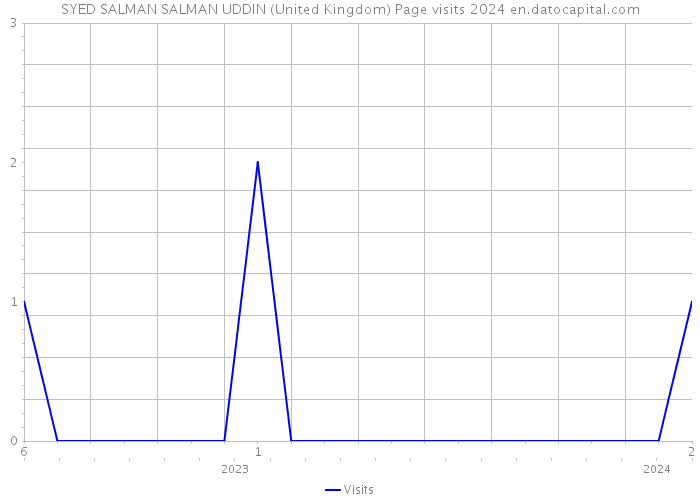 SYED SALMAN SALMAN UDDIN (United Kingdom) Page visits 2024 