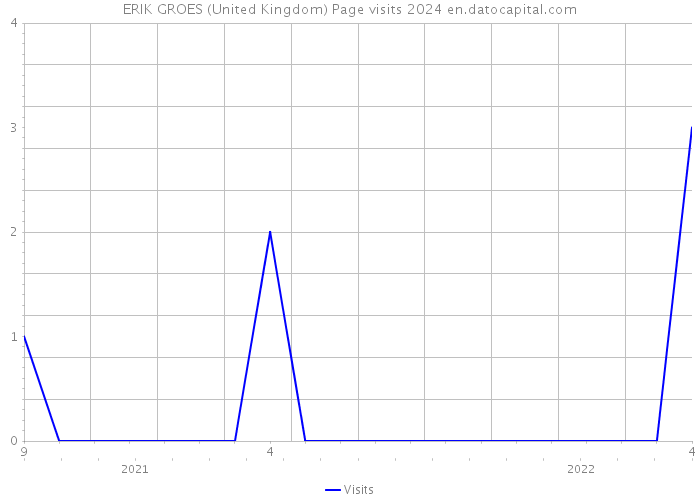 ERIK GROES (United Kingdom) Page visits 2024 