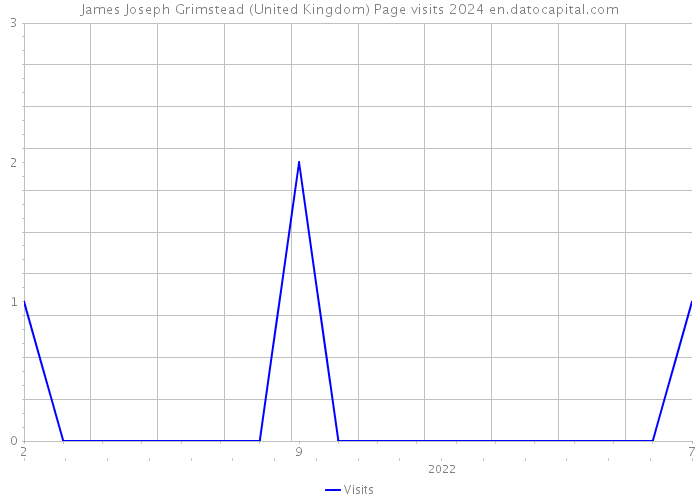 James Joseph Grimstead (United Kingdom) Page visits 2024 