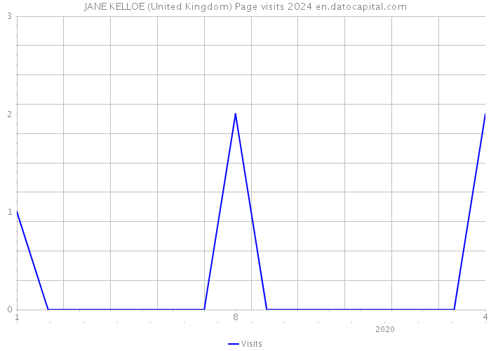 JANE KELLOE (United Kingdom) Page visits 2024 