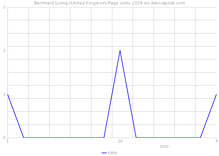 Bernhard Living (United Kingdom) Page visits 2024 