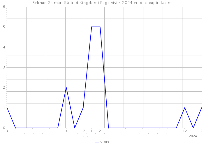 Selman Selman (United Kingdom) Page visits 2024 
