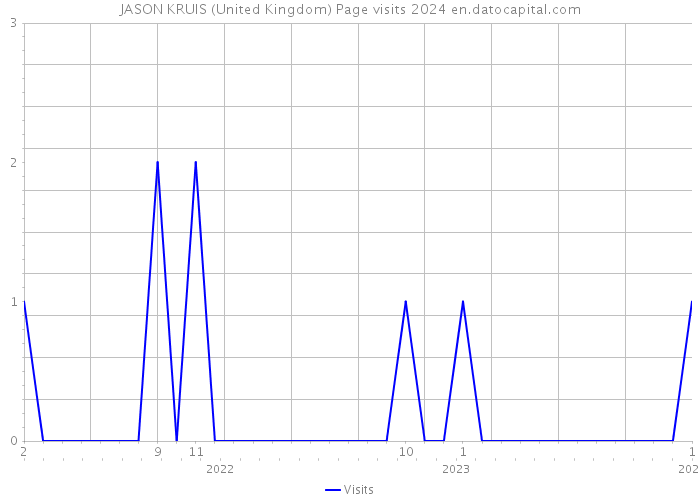 JASON KRUIS (United Kingdom) Page visits 2024 