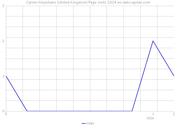 Carien Kleynhans (United Kingdom) Page visits 2024 