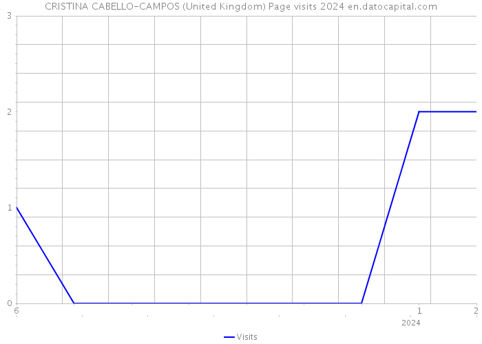 CRISTINA CABELLO-CAMPOS (United Kingdom) Page visits 2024 