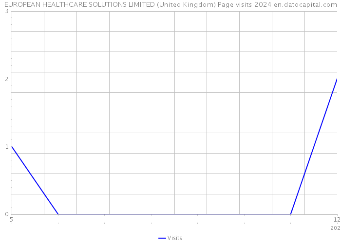EUROPEAN HEALTHCARE SOLUTIONS LIMITED (United Kingdom) Page visits 2024 