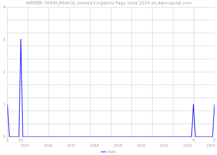 AMREEK SINGH JANAGIL (United Kingdom) Page visits 2024 