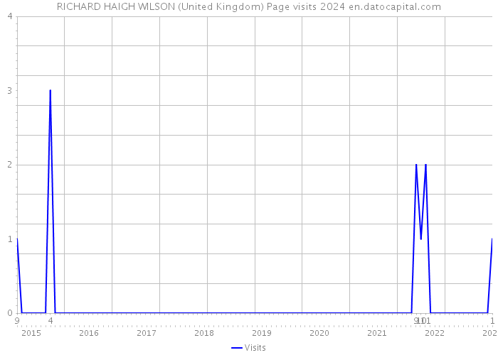 RICHARD HAIGH WILSON (United Kingdom) Page visits 2024 