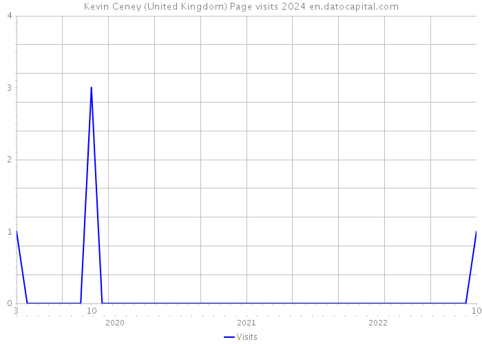 Kevin Ceney (United Kingdom) Page visits 2024 