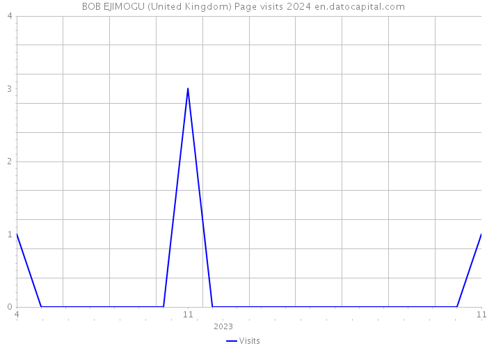 BOB EJIMOGU (United Kingdom) Page visits 2024 