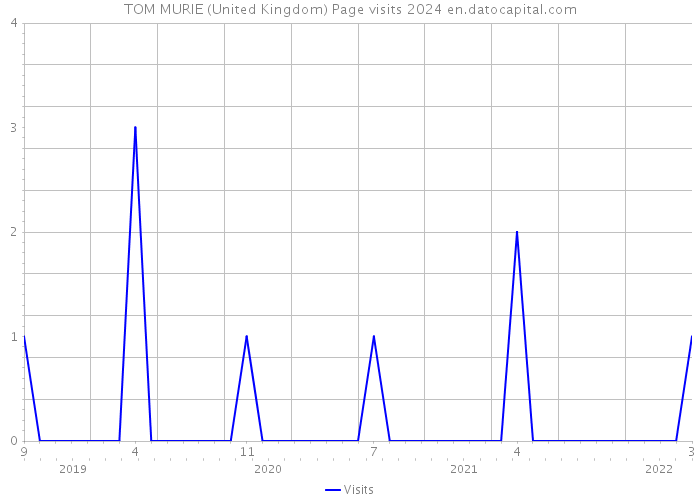 TOM MURIE (United Kingdom) Page visits 2024 