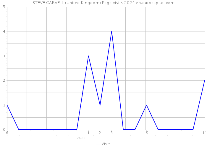 STEVE CARVELL (United Kingdom) Page visits 2024 