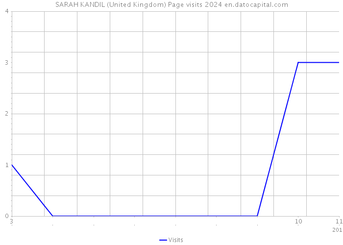 SARAH KANDIL (United Kingdom) Page visits 2024 
