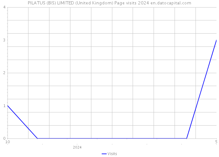 PILATUS (BIS) LIMITED (United Kingdom) Page visits 2024 