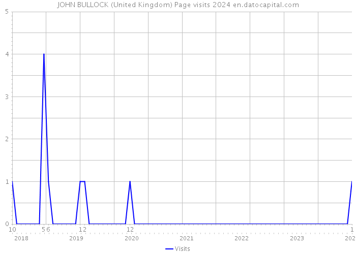 JOHN BULLOCK (United Kingdom) Page visits 2024 