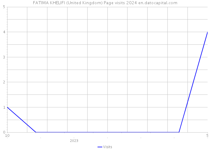 FATIMA KHELIFI (United Kingdom) Page visits 2024 
