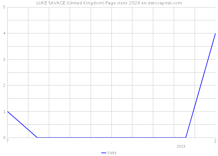 LUKE SAVAGE (United Kingdom) Page visits 2024 
