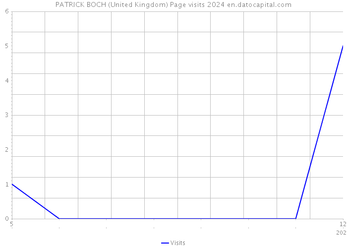 PATRICK BOCH (United Kingdom) Page visits 2024 