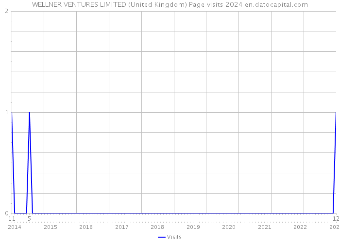 WELLNER VENTURES LIMITED (United Kingdom) Page visits 2024 