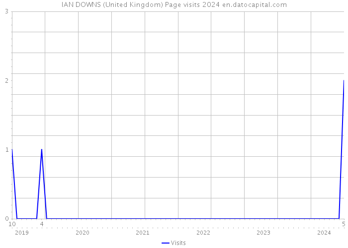 IAN DOWNS (United Kingdom) Page visits 2024 